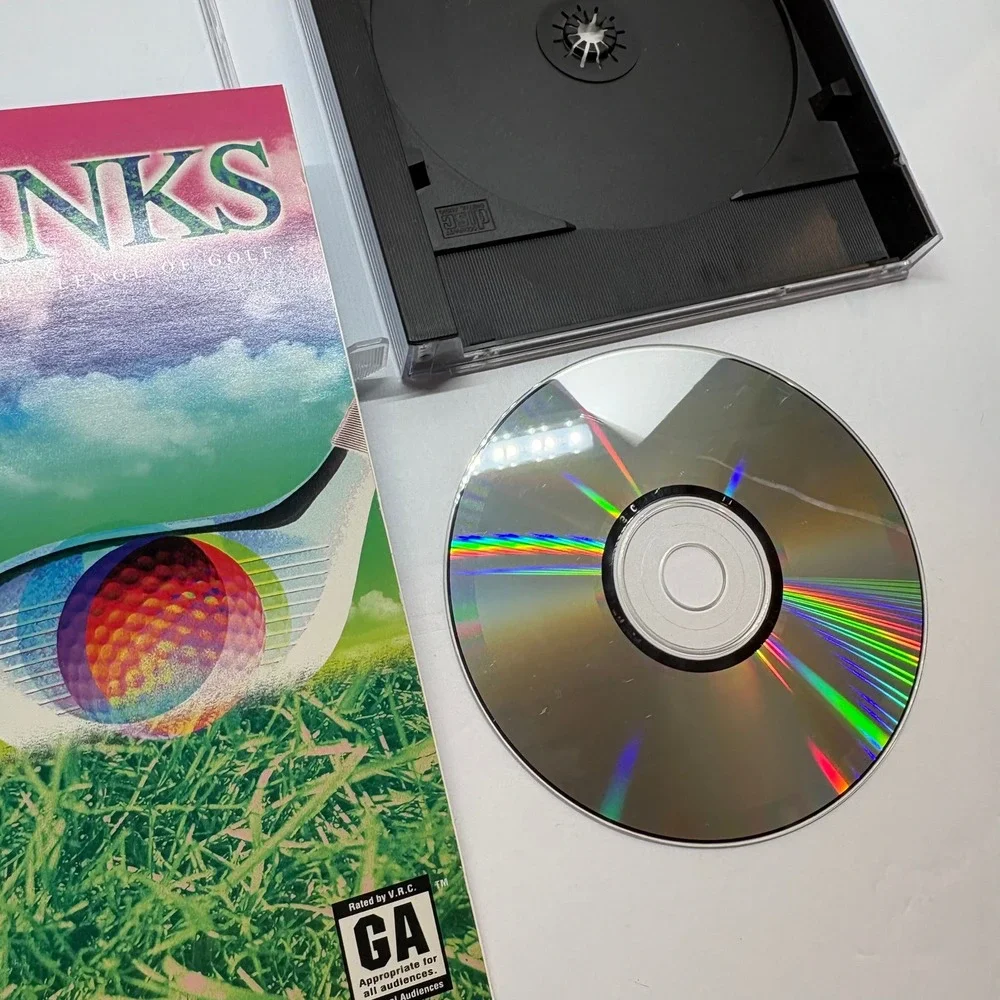 Links The Challenge of Golf Sega CD Game Retro Sports Virgin Interactive